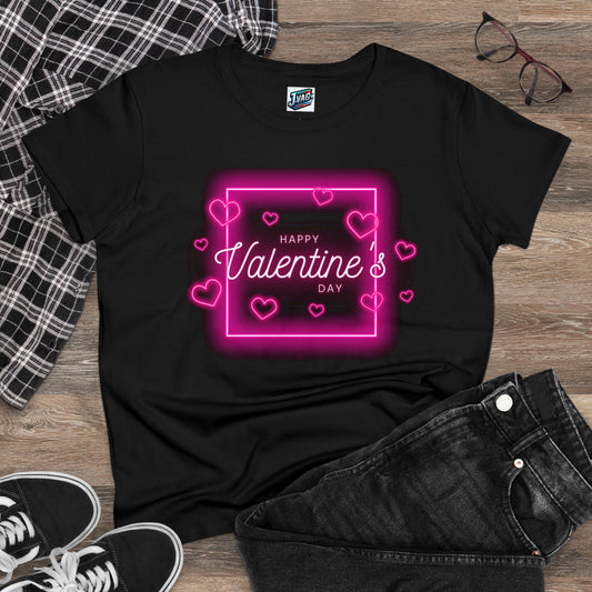 Women's "Happy Valentine's Day" T-Shirt - "Love In Every Thread" Collection