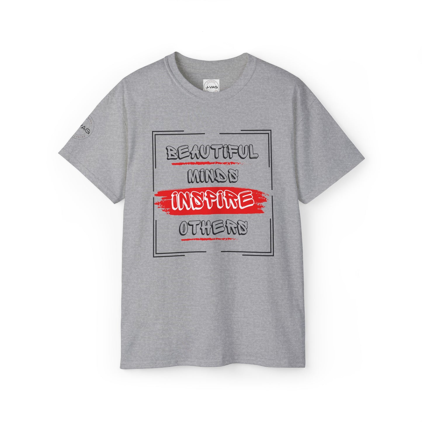 "Beautiful Minds Inspire Others" Short Sleeve, Cotton T-Shirt