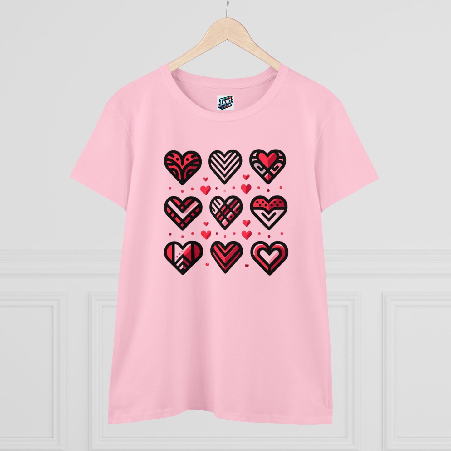 Women's "Nine Hearts" T-Shirt - "Love In Every Thread" Collection