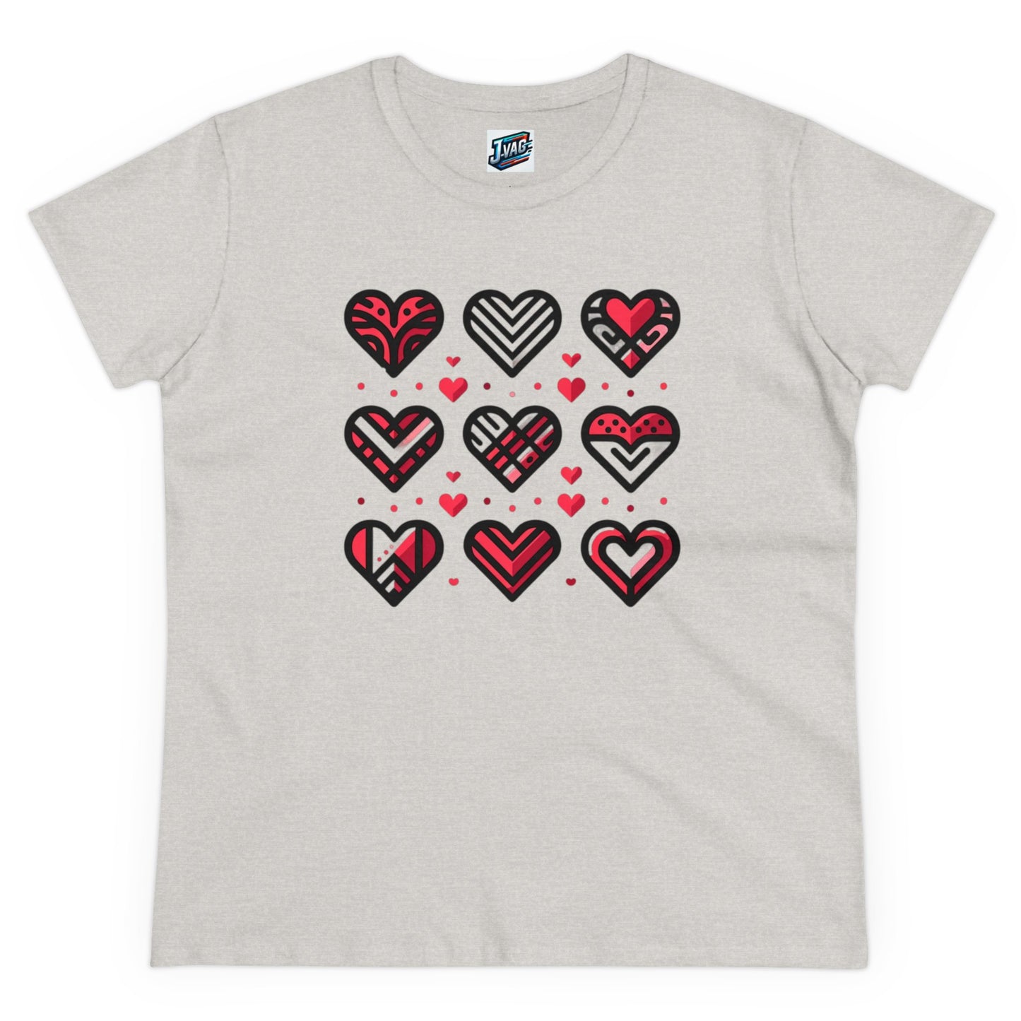 Women's "Nine Hearts" T-Shirt - "Love In Every Thread" Collection