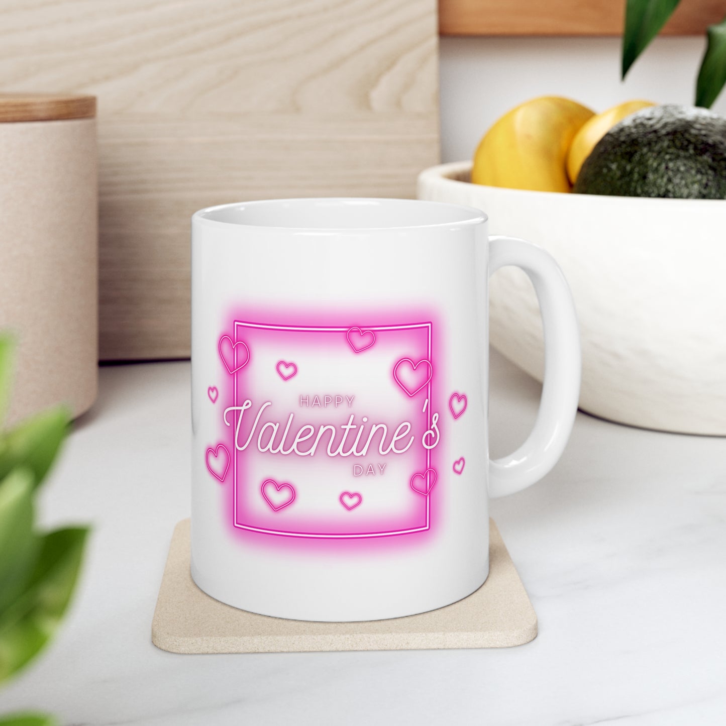 "Love in Every Sip" Ceramic Coffee Mug 11oz.