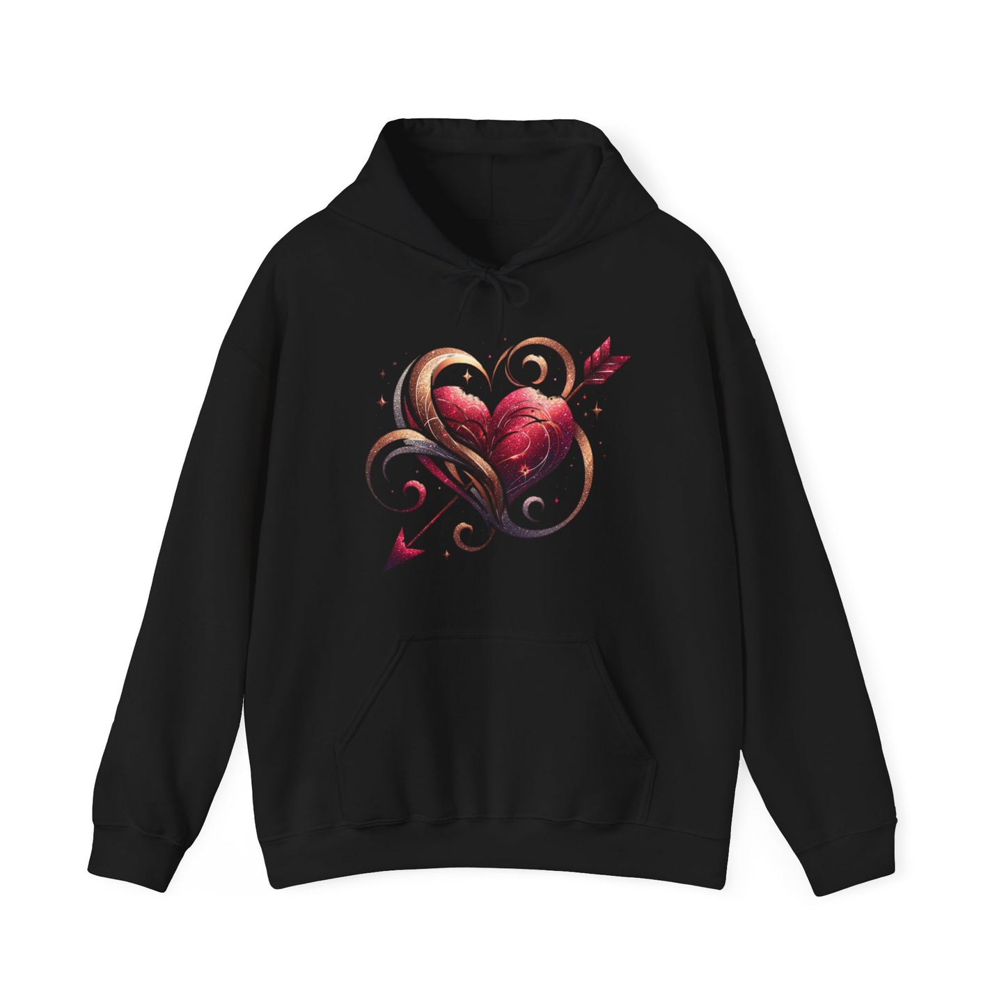 "Hearted" Hooded Sweatshirt, Perfect for a love gift!!