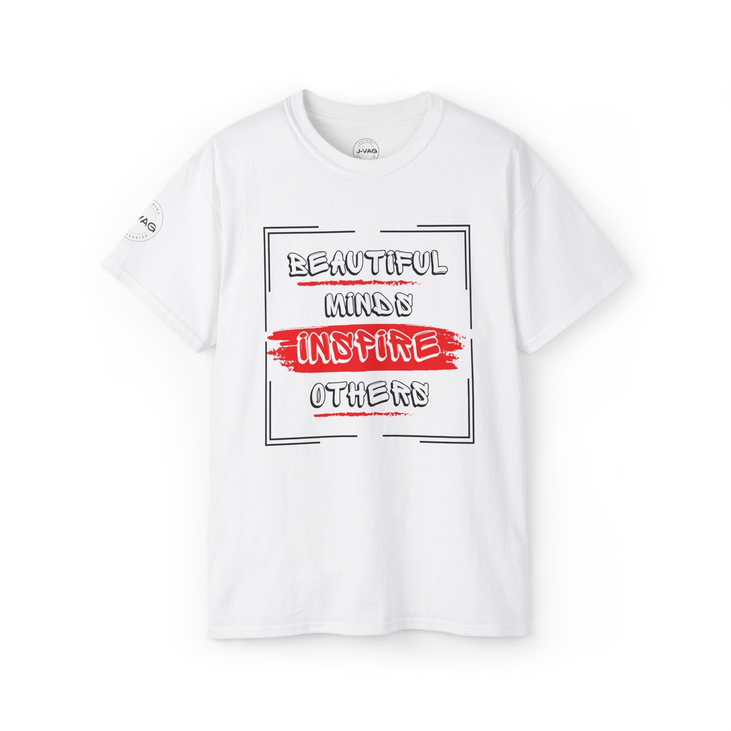 "Beautiful Minds Inspire Others" Short Sleeve, Cotton T-Shirt