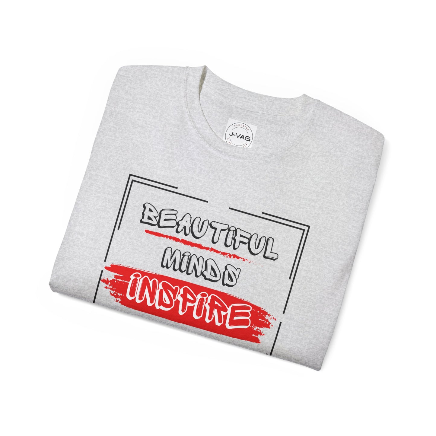 "Beautiful Minds Inspire Others" Short Sleeve, Cotton T-Shirt