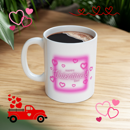 "Love in Every Sip" Ceramic Coffee Mug 11oz.