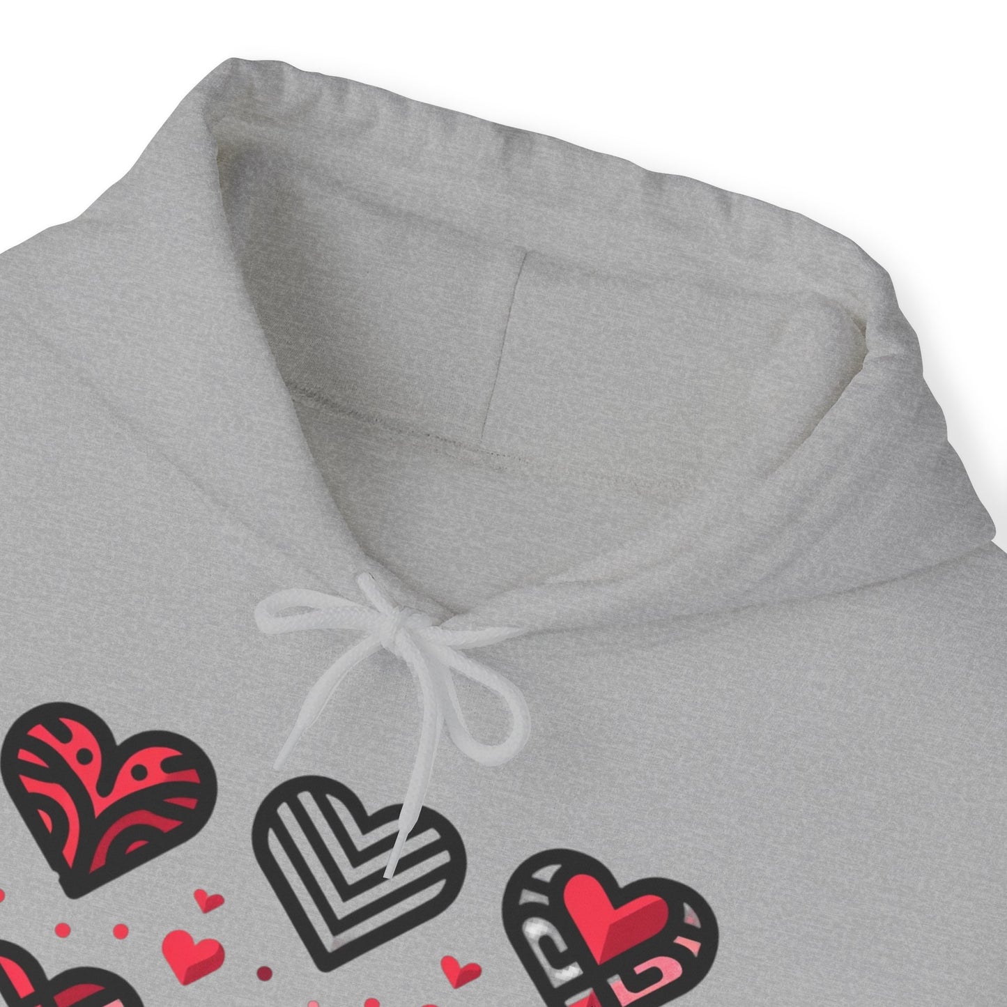 "Nine Heart" Hooded Sweatshirt, Perfect for a love gift!!