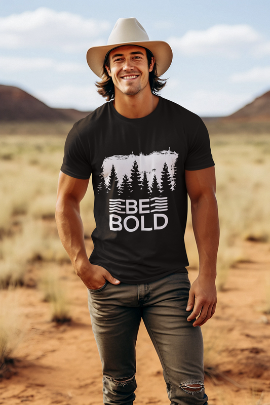 From the "Inspire & Empower" Collection, we bring you the "Be Bold" T-Shirt. Motivational Shirt