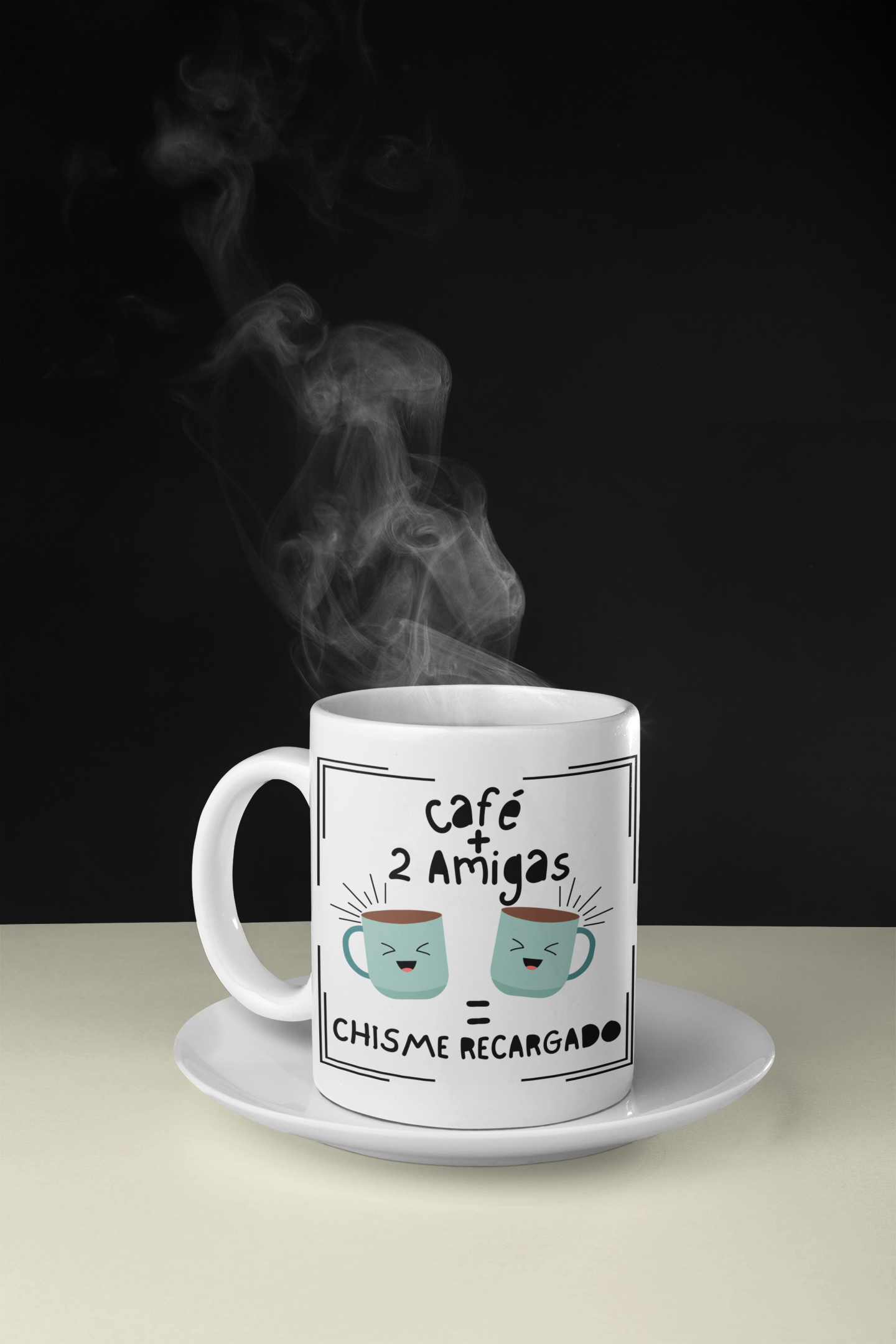 Disfrute del Chisme con esta tasa para cafe: "Chisme Recargado", 11oz, coffee mug