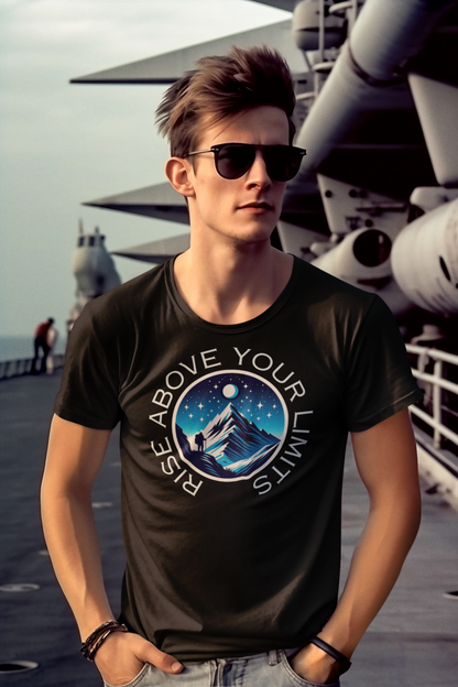 "Raise Above Your Limits" Motivational T-Shirt, Unisex