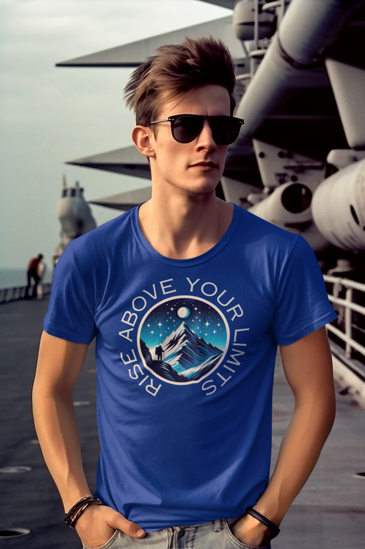 "Raise Above Your Limits" Motivational T-Shirt, Unisex