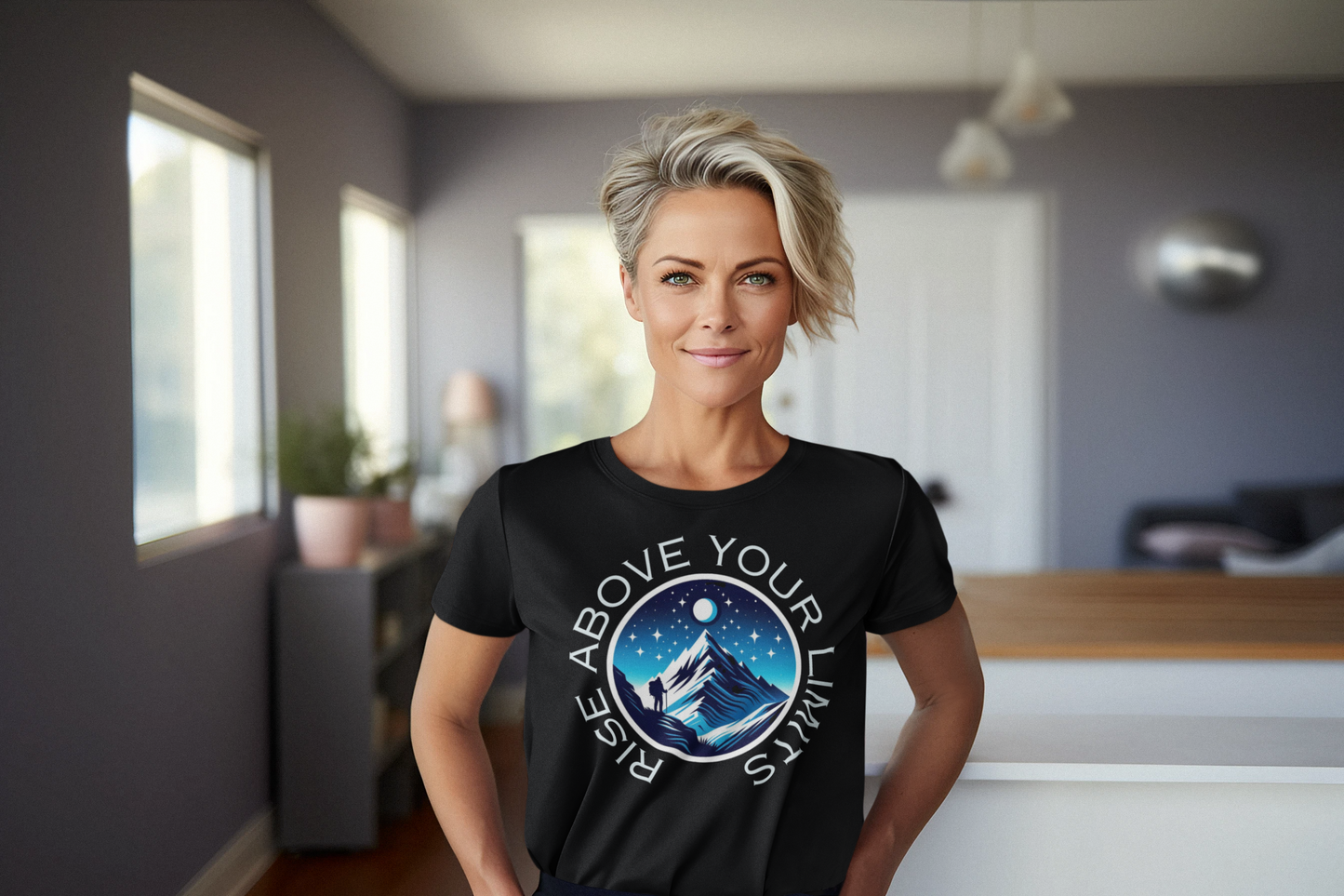 "Raise Above Your Limits" Motivational T-Shirt, Unisex