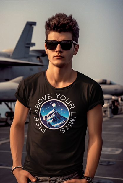 "Raise Above Your Limits" Motivational T-Shirt, Unisex